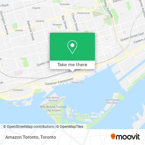 Amazon Toronto map