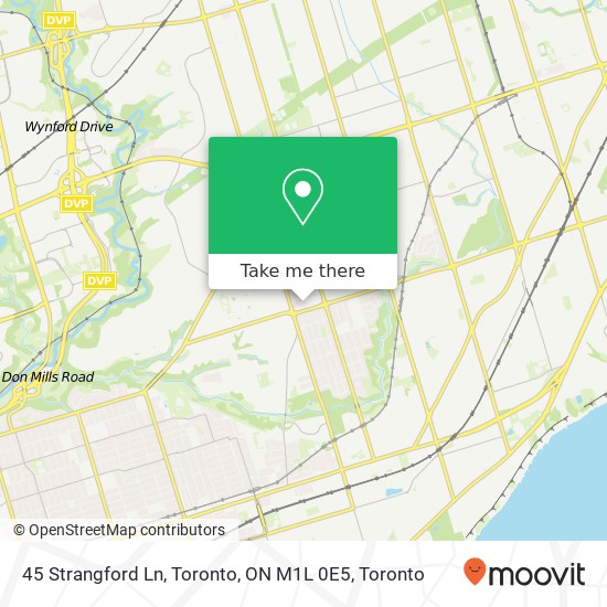 45 Strangford Ln, Toronto, ON M1L 0E5 map