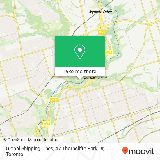 Global Shipping Lines, 47 Thorncliffe Park Dr plan