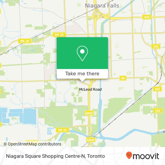 Niagara Square Shopping Centre-N map