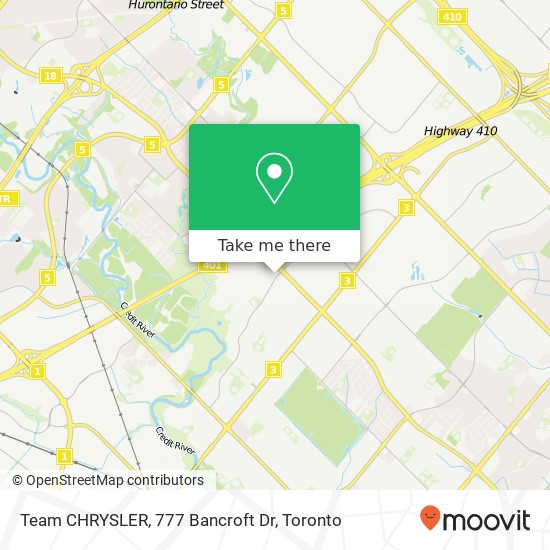 Team CHRYSLER, 777 Bancroft Dr map