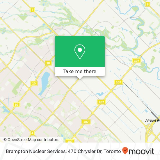 Brampton Nuclear Services, 470 Chrysler Dr map