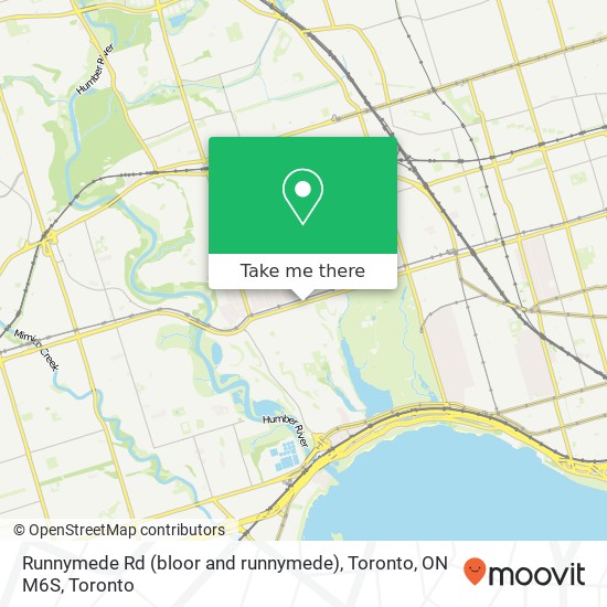 Runnymede Rd (bloor and runnymede), Toronto, ON M6S map