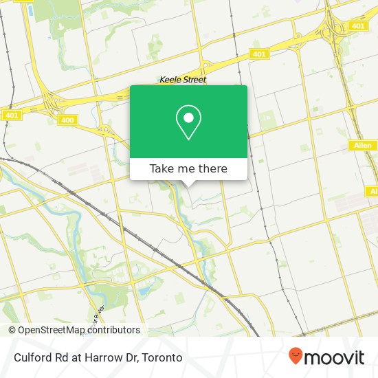 Culford Rd at Harrow Dr map