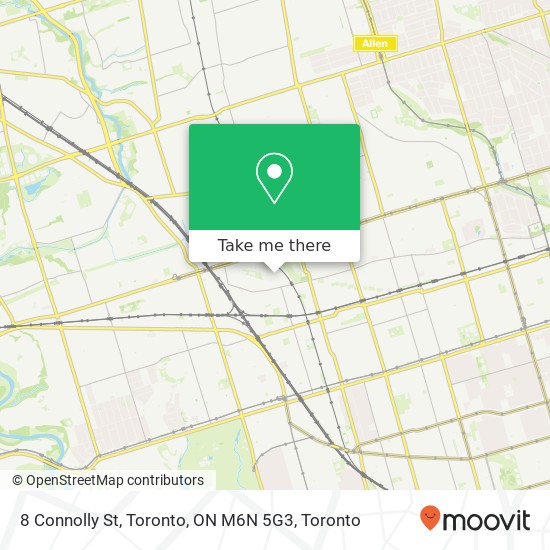 8 Connolly St, Toronto, ON M6N 5G3 plan