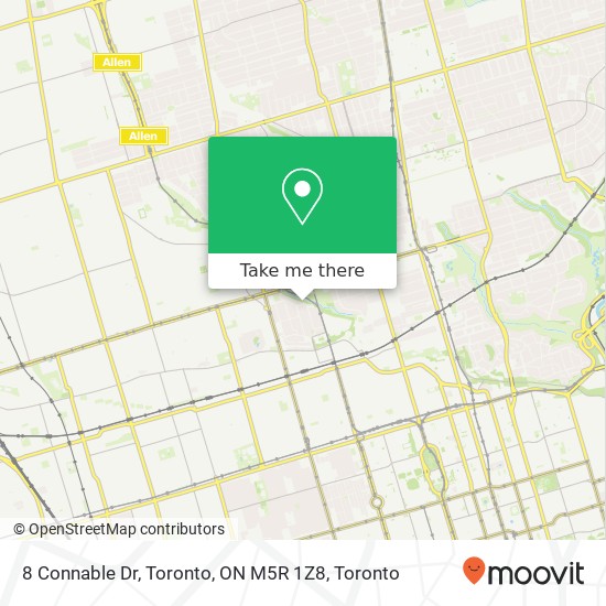 8 Connable Dr, Toronto, ON M5R 1Z8 map