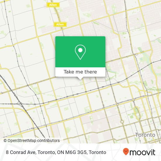 8 Conrad Ave, Toronto, ON M6G 3G5 map