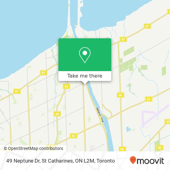 49 Neptune Dr, St Catharines, ON L2M map