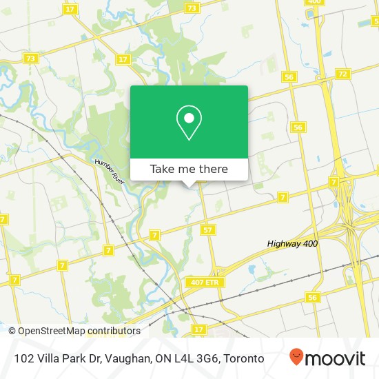 102 Villa Park Dr, Vaughan, ON L4L 3G6 map