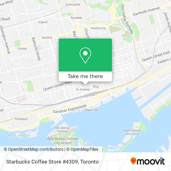 Starbucks Coffee Store #4309 map