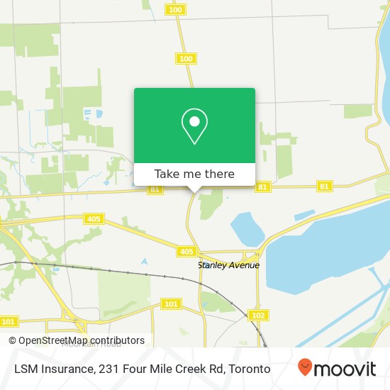 LSM Insurance, 231 Four Mile Creek Rd map