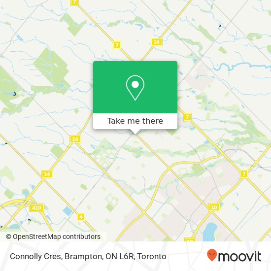 Connolly Cres, Brampton, ON L6R map