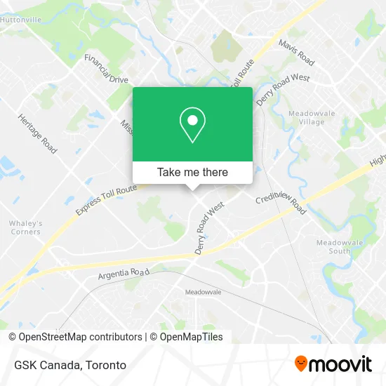 GSK Canada map
