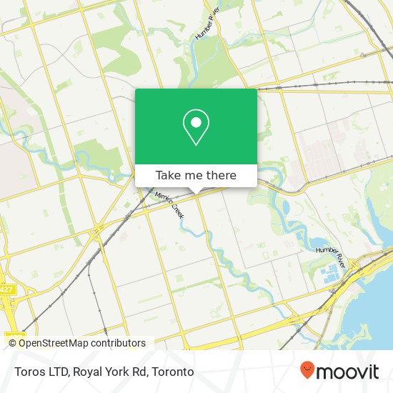 Toros LTD, Royal York Rd map