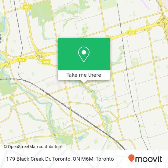 179 Black Creek Dr, Toronto, ON M6M map