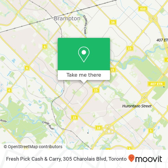 Fresh Pick Cash & Carry, 305 Charolais Blvd map