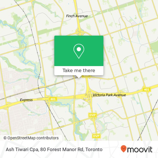 Ash Tiwari Cpa, 80 Forest Manor Rd map