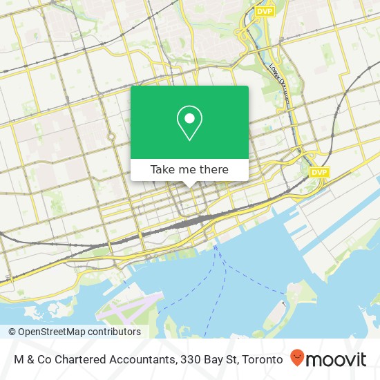 M & Co Chartered Accountants, 330 Bay St map