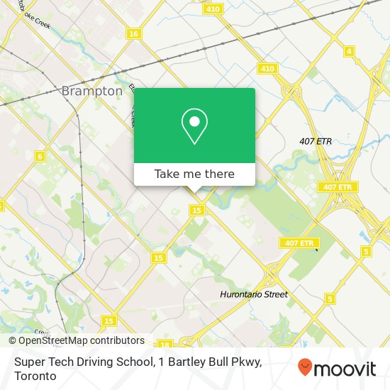 Super Tech Driving School, 1 Bartley Bull Pkwy plan