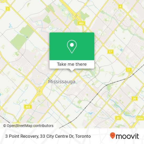 3 Point Recovery, 33 City Centre Dr map