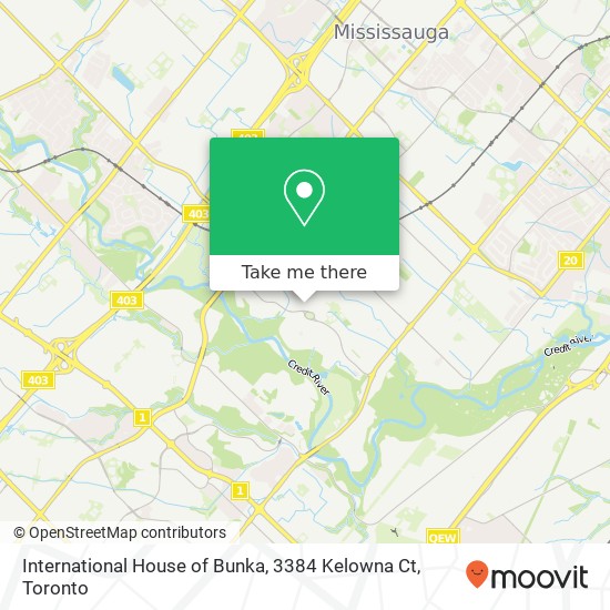 International House of Bunka, 3384 Kelowna Ct map