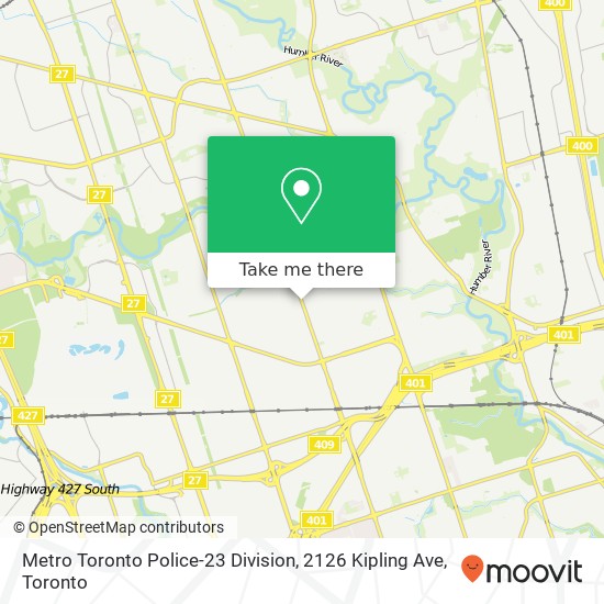 Metro Toronto Police-23 Division, 2126 Kipling Ave plan