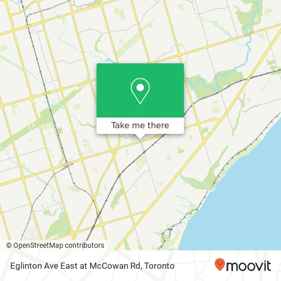 Eglinton Ave East at McCowan Rd map