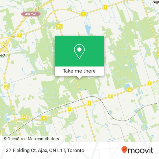 37 Fielding Ct, Ajax, ON L1T plan