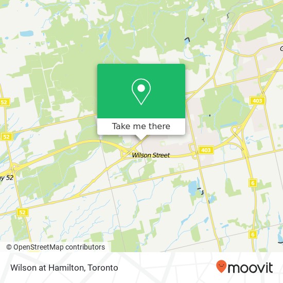 Wilson at Hamilton map