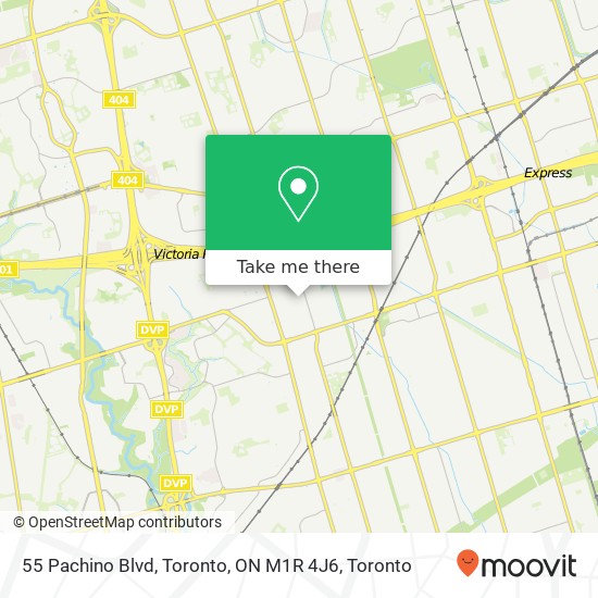 55 Pachino Blvd, Toronto, ON M1R 4J6 map