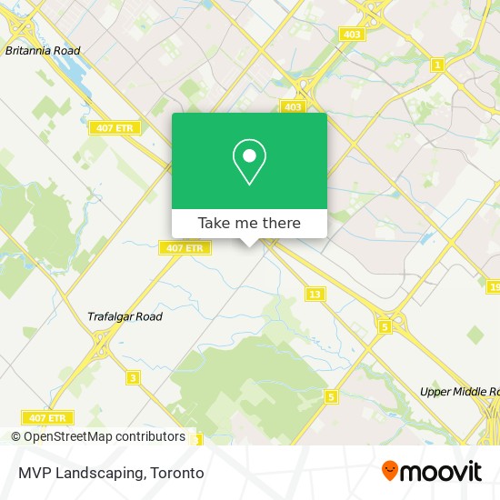 MVP Landscaping map