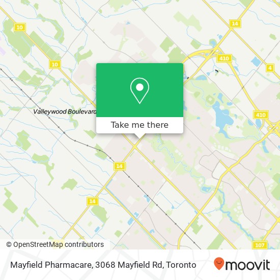 Mayfield Pharmacare, 3068 Mayfield Rd plan