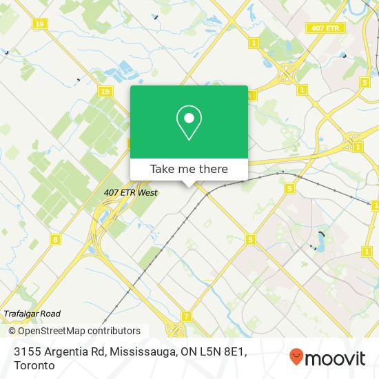 3155 Argentia Rd, Mississauga, ON L5N 8E1 map