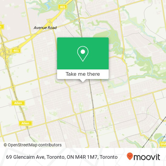 69 Glencairn Ave, Toronto, ON M4R 1M7 map