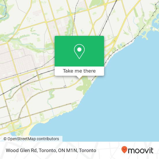 Wood Glen Rd, Toronto, ON M1N map
