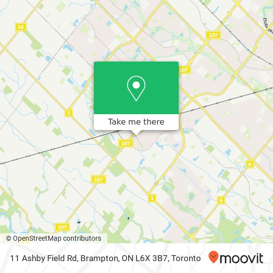 11 Ashby Field Rd, Brampton, ON L6X 3B7 map