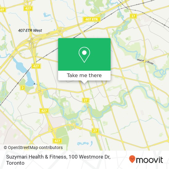 Suzymari Health & Fitness, 100 Westmore Dr map