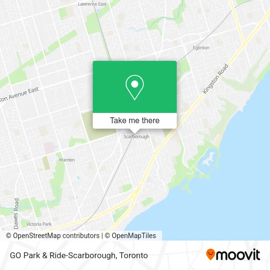 GO Park & Ride-Scarborough map