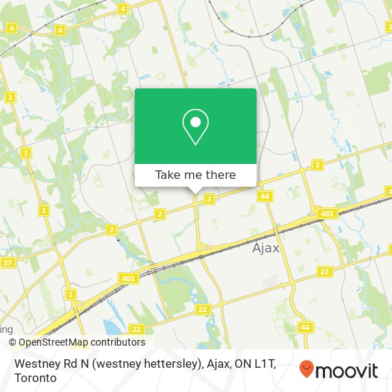 Westney Rd N (westney hettersley), Ajax, ON L1T plan