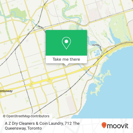 A Z Dry Cleaners & Coin Laundry, 712 The Queensway plan