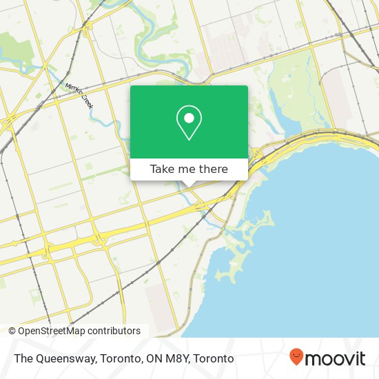 The Queensway, Toronto, ON M8Y map