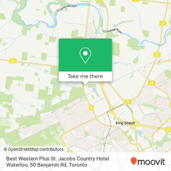 Best Western Plus St. Jacobs Country Hotel Waterloo, 50 Benjamin Rd plan