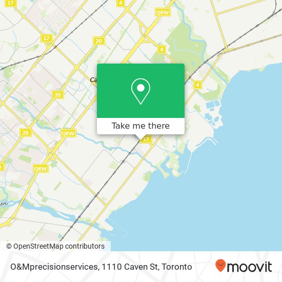 O&Mprecisionservices, 1110 Caven St map