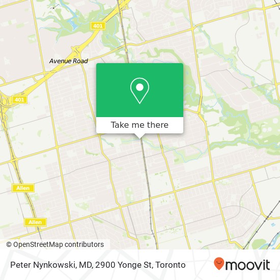 Peter Nynkowski, MD, 2900 Yonge St map