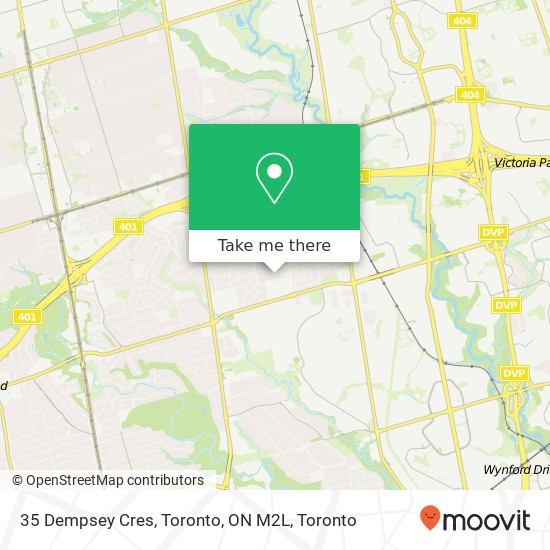35 Dempsey Cres, Toronto, ON M2L map