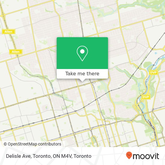Delisle Ave, Toronto, ON M4V plan