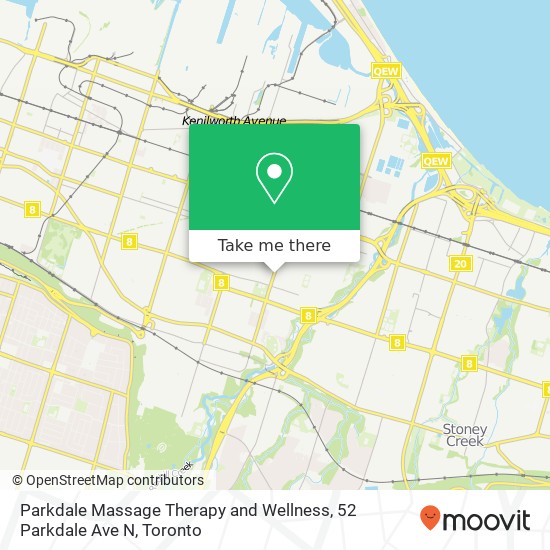 Parkdale Massage Therapy and Wellness, 52 Parkdale Ave N map