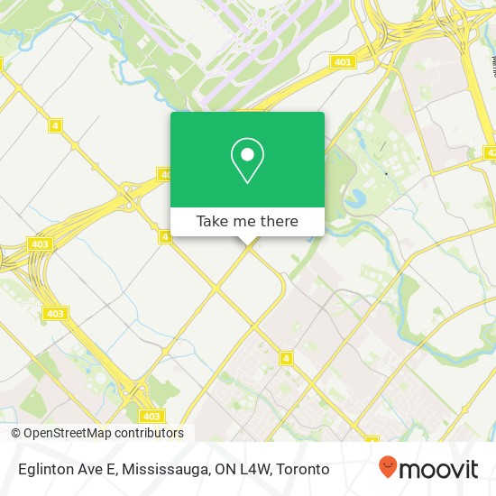 Eglinton Ave E, Mississauga, ON L4W plan