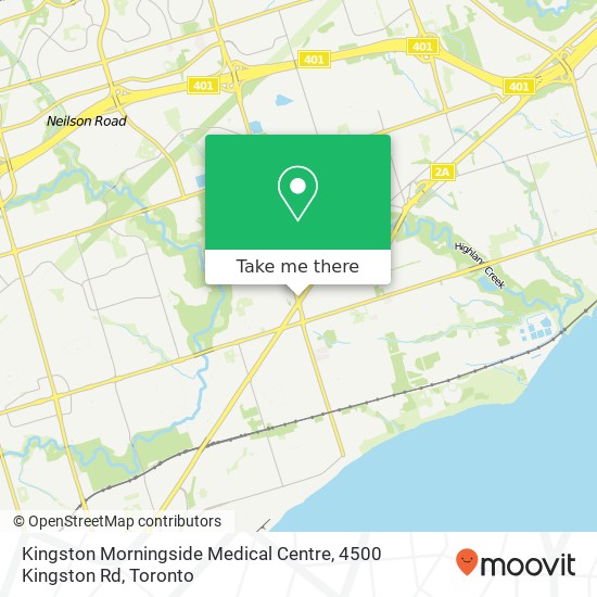 Kingston Morningside Medical Centre, 4500 Kingston Rd map
