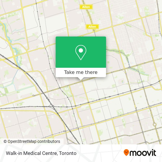 Walk-in Medical Centre map